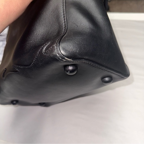 🐝🐝SOLD🐝🐝3.1 PHILLIP LIM Ames Patchwork Black Leather Flap Crossbody Bag - Picture 11 of 12